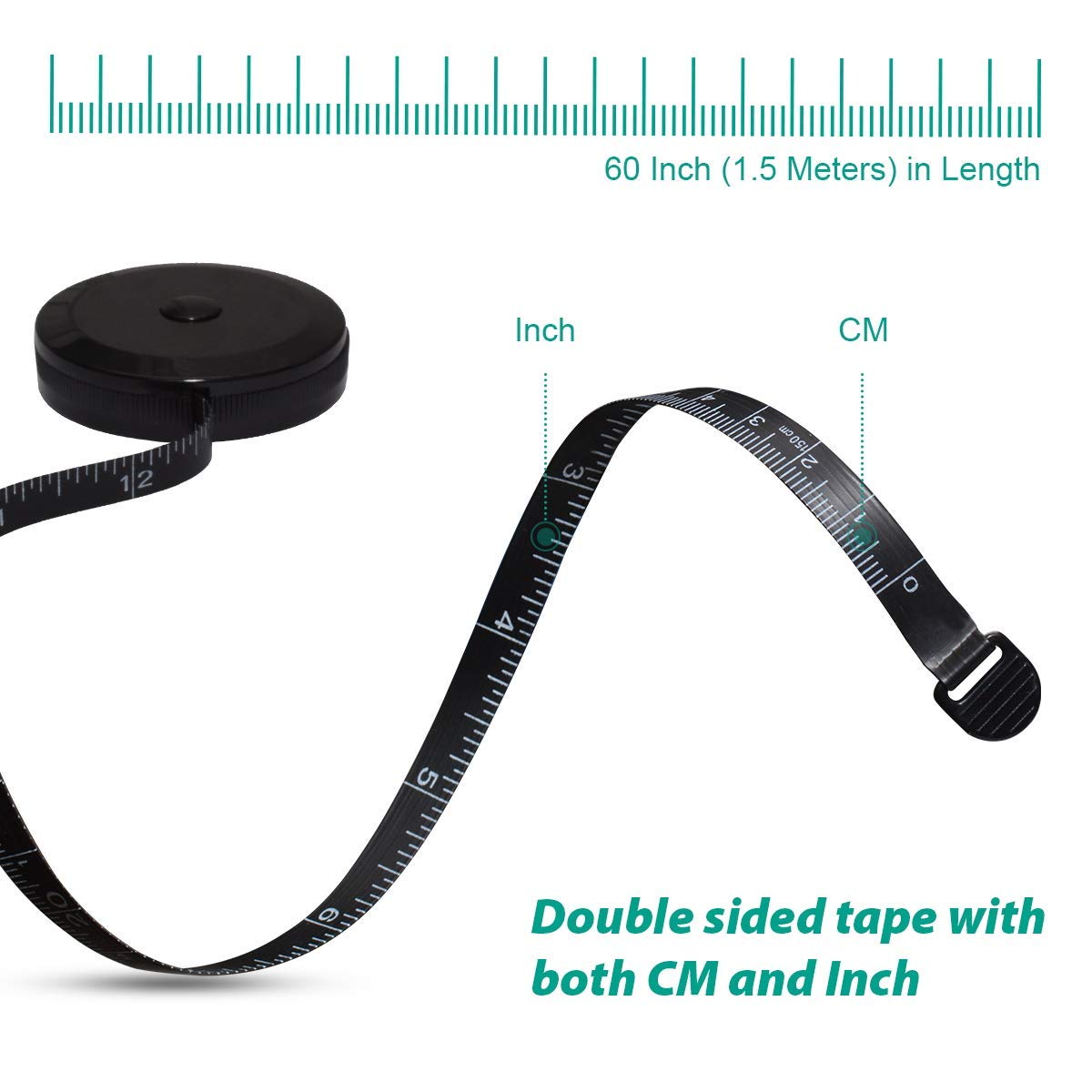 150cm Mini Tape Meter Tape Tai - Sewing Gauge Ruler 评论和价格
