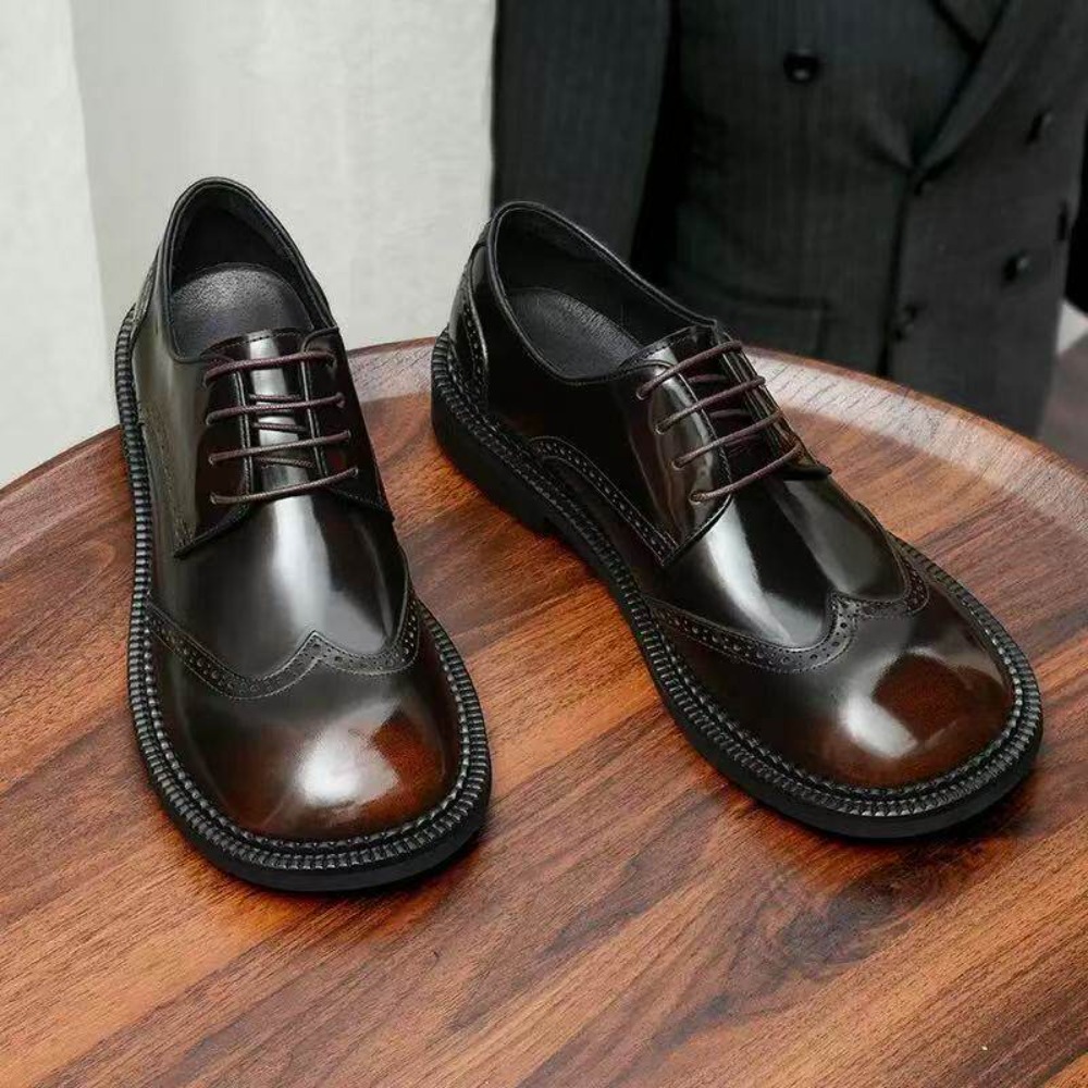 Fashion Men's Genuine Leather  - Sewing Latex 评论和价格