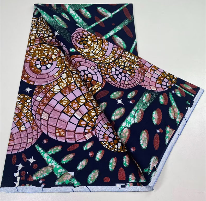 Nigeria Ankara Wax Fabric Bloc - Sewing Batik Fabric 评论和价格