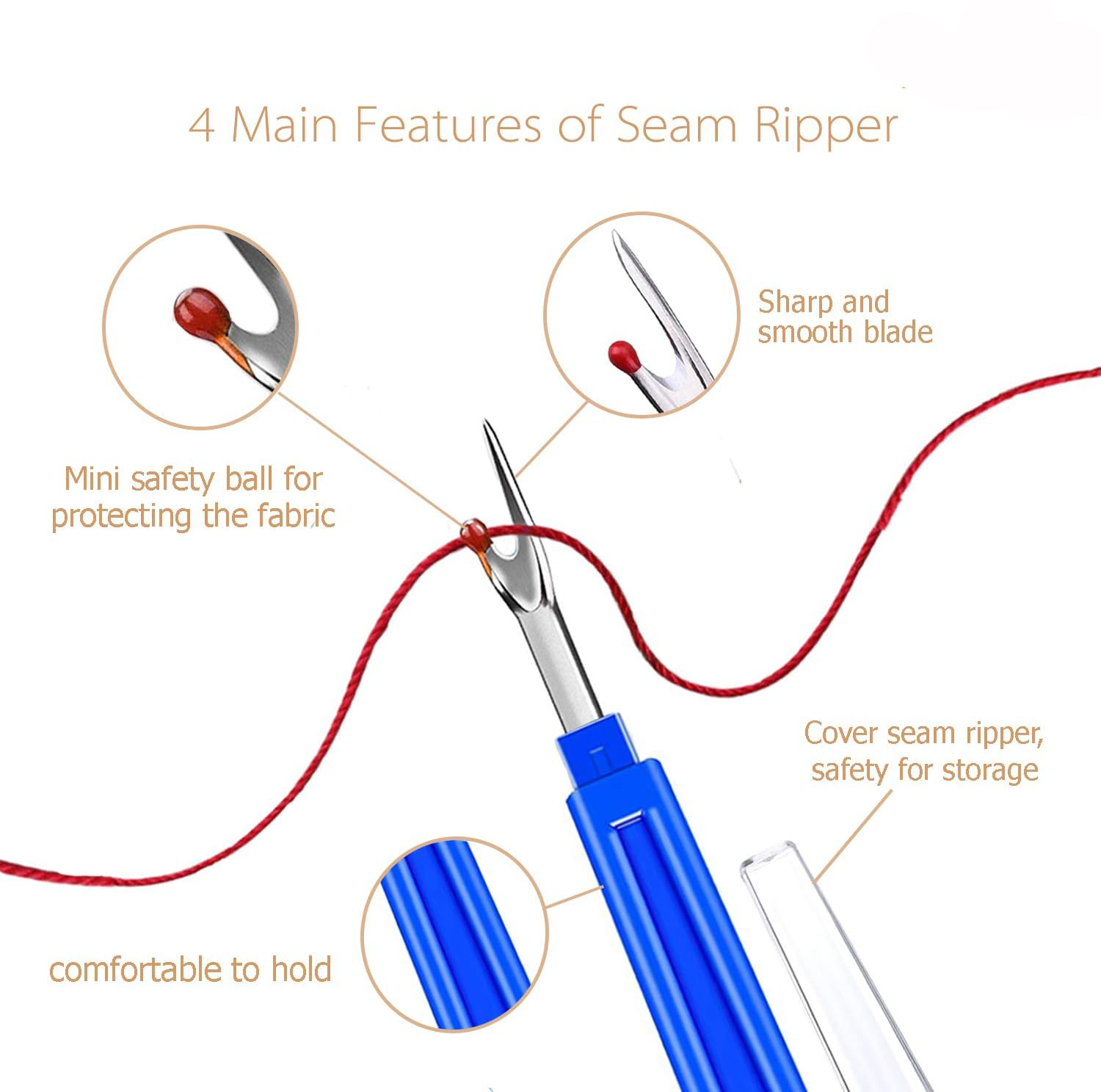 Sewing Seam Ripper Kit  Sewing - Sewing Gauge Ruler 评论和价格