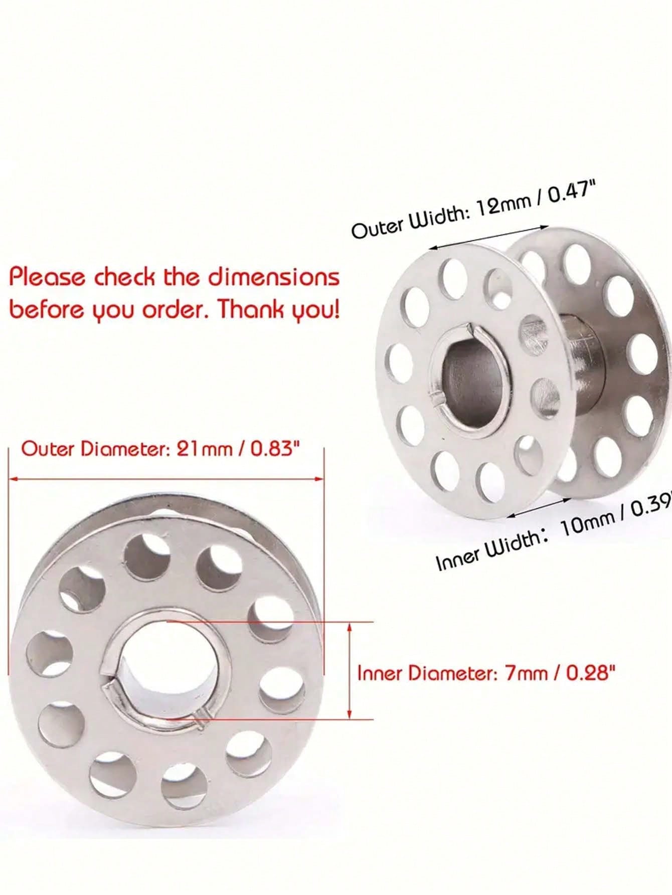 Bobbin Case and Metal Bobbins  - Textile Sewing Machine 评论和价格