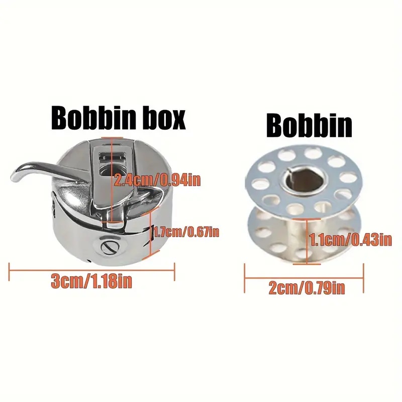 Bobbin Case and Metal Bobbins  - Textile Sewing Machine 评论和价格